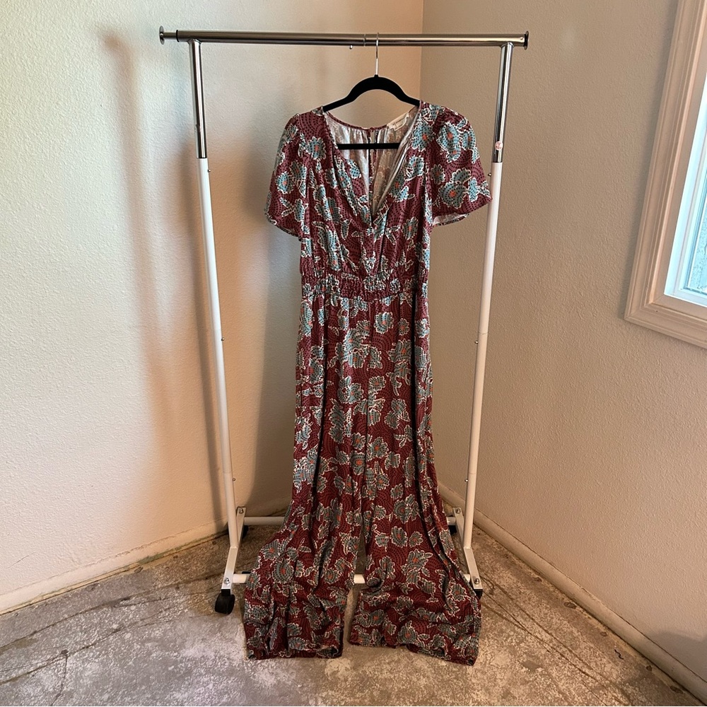 Anthropologie Somerset Floral Pattern Jumpsuit